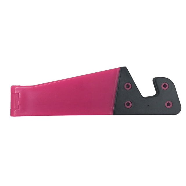 Matsuzay Soporte de escritorio para teléfono portátil en forma de V, ajustable, plegable, tamaño de bolsillo, para y Teléfono y Comunicación Rosa roja
