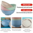 thumbnail image 2 of FZFLZDH 4 Pack Unbreakable Cereal Bowls, Lightweight Wheat Straw Bowl for Rice Noodle Soup Snack, Dishwasher & Microwave Safe - BPA Free Healthy for Kids Toddler & Adult （Small/Large）, 2 of 5