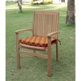 thumbnail image 4 of Vargottam Printed Indoor/Outdoor Chair Pads Non Slip Dining Chair CushionSquareShapedDining Chair Pad With String Ties Machine Washable & Home Decor Cushion- Set Of 2-Orange, 4 of 8