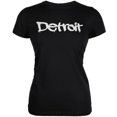 thumbnail image 1 of Detroit Graffiti Noir Juniors Soft T-Shirt, 1 of 1