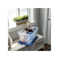 thumbnail image 2 of Homz 6502579 Clear Storage Tote - Case of 8, 2 of 8