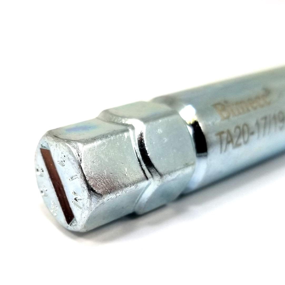 Bimecc TA20-17/19 10-Spline Lug Nut Tool Key, Passenger w/ 17mm & 19mm Hex Drive