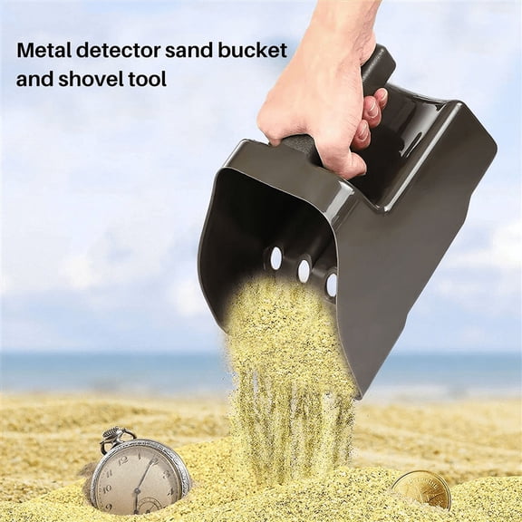 Metal Detector Sand Scoop and Shovel Set Digging Tool Accessories for Underground Detecting Gold Treasure