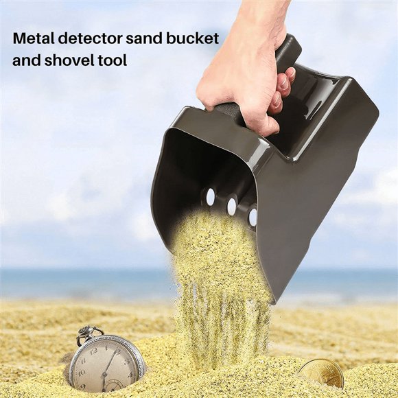 Metal Detector Sand Scoop and Shovel Set Digging Tool Accessories for Underground Metal Detecting Gold Treasure Detector