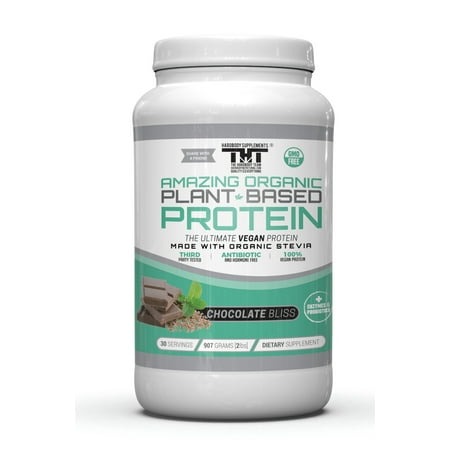 Amazing Organic Plant Based Vegan Protein Powder made with Probiotic’s, Digestive Enzymes & Organic Stevia. Vegetarian Protein Shake for Healthy Gut (Best Protein Shakes Uk)
