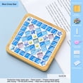 thumbnail image 1 of Juego de mosaicos para manualidades con posavasos de madera | Kit de piezas de mosaico de colores variados con pegamento, sellador, guantes y esponja | Kit de manualidades para niños principia, 1 of 4
