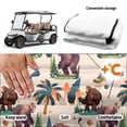 thumbnail image 6 of XYZCANDO Bigfoot Golf Terry Cloth Golf Cart Seat Cover - 4 Storage Pockets, Non-Slip, Washable, Universal Fit for 2-Seat Golf Carts, 6 of 8