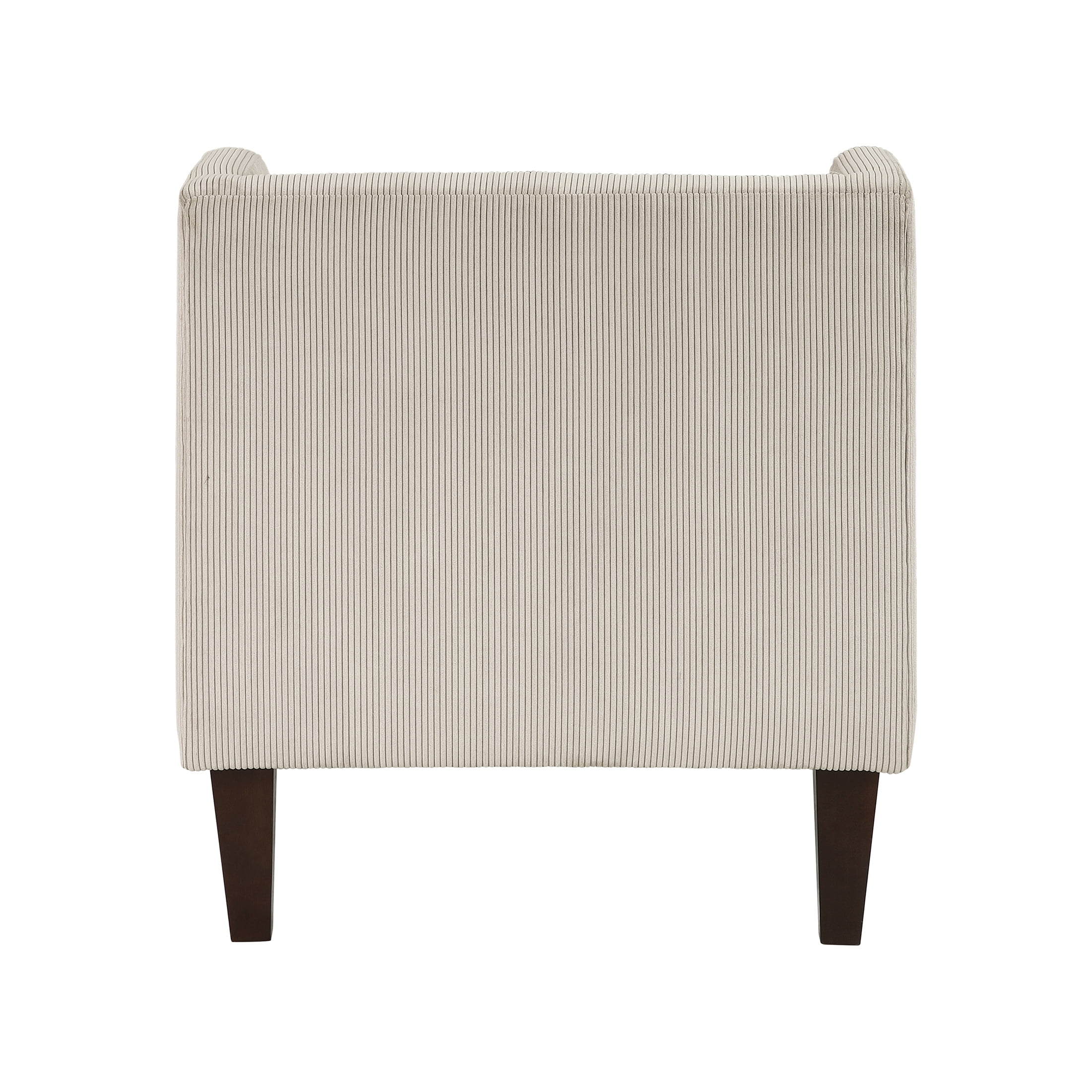 OakvillePark Terncliffe Corduroy Accent Chair with Pillow, Taupe