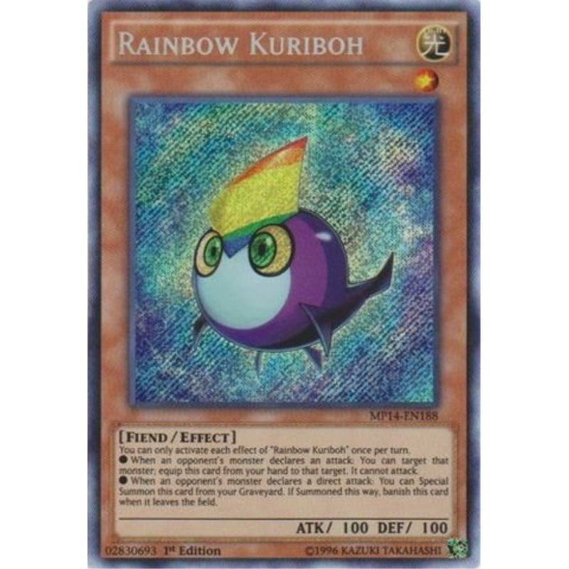 YuGiOh! Rainbow Kuriboh (MP14EN188) Mega Pack 2014