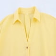 thumbnail image 5 of Long Sleeve Shirts for Women Valentineday Print 3/4 Sleeve T Shirt Casual Round Neck Tee, 5 of 7