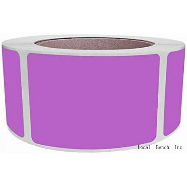 Color Coding Labels 3X2 Inch (75Mm X 50Mm) Pastel Purple Sticker Roll 500 Pack