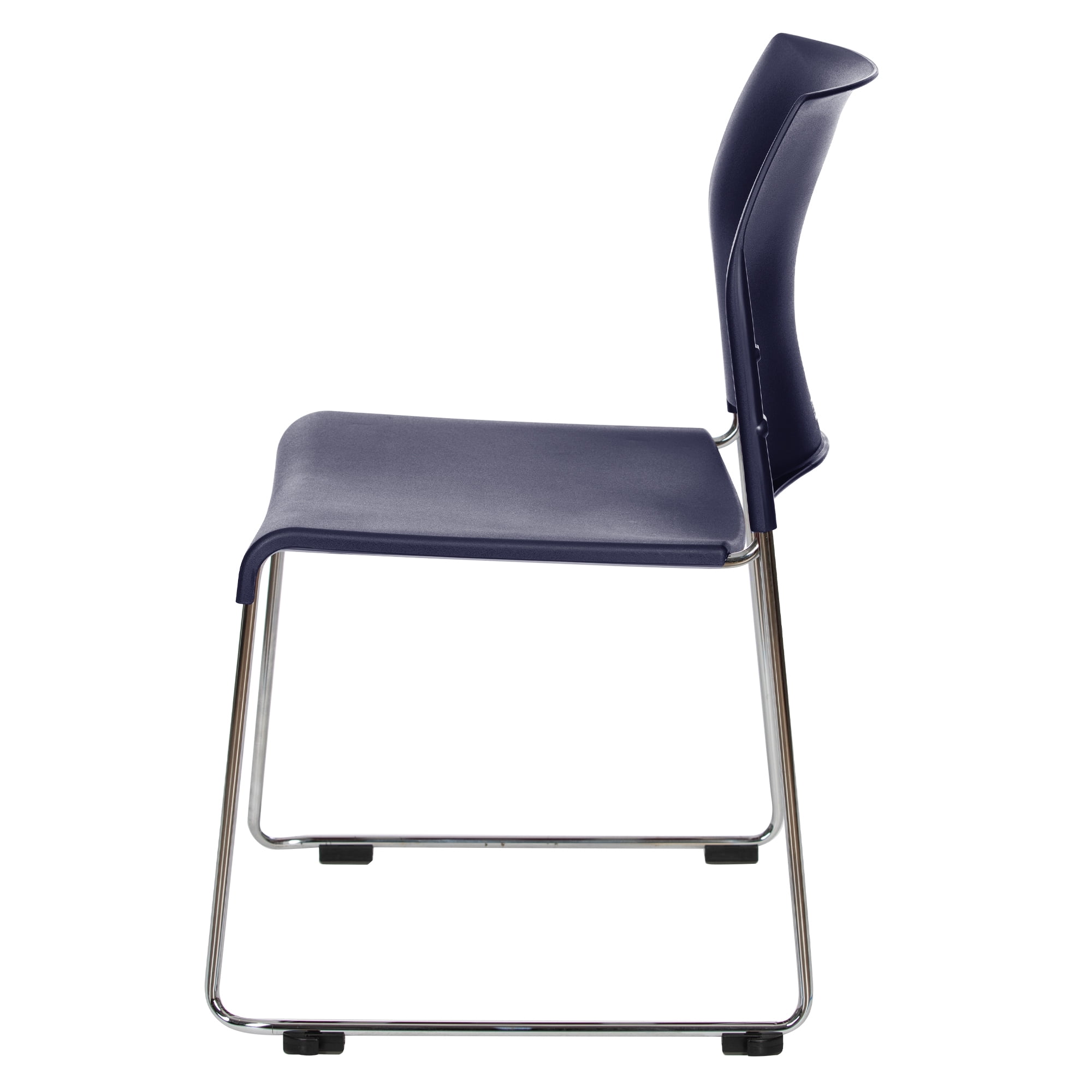 Hampden Furnishings Jody Collection Plastic Stack Chair, Blue, Pack of 2
