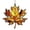 #77 Autumn Maple Leaf Ornament, variant on Fall Decorations for Home, Stained Glass Style Acrylic Maple Leaf Hanging Ornament, Fall Window Suncatcher, Harvest & Halloween Seasonal Porch Balcony Wall Decor