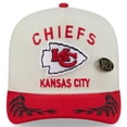 thumbnail image 2 of Men's New Era Cream/Red Kansas City Chiefs 2025 NFL Draft A-Frame 59FIFTY Fitted Hat, 2 of 5