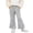 A220 Gray, variant on Girls' Flare Sweatpants Elastic Waist Casual Wide Leg Lounge Pants with Side Pockets Athletic Dance Yoga Activewear Bottoms Soft Fall Winter School Play Clothes
