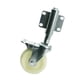 thumbnail image 4 of Rueda de repuesto con resorte para puerta de cerca de nailon de 3" Blanco, 4 of 9
