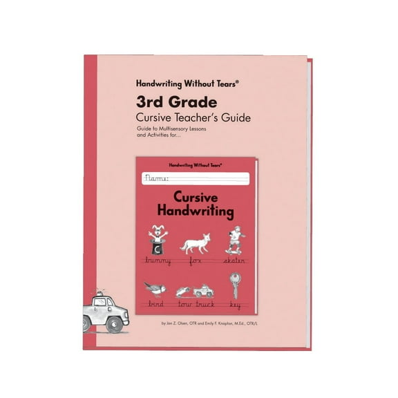 Pre-Owned Handwriting Without Tears Double Line Teachers Cursive Guide, Grade 3