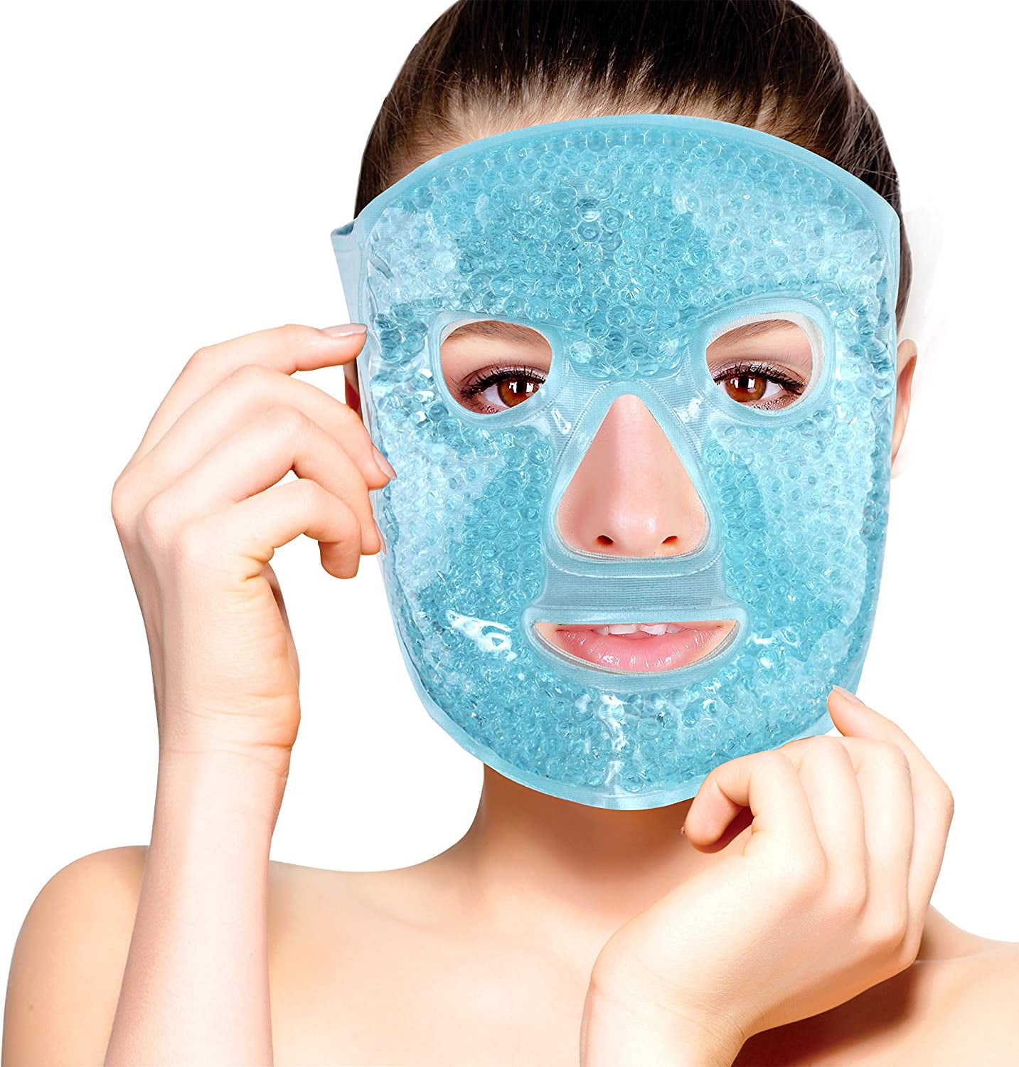 Masque Réutilisable Gel Chaud/froid Pour Les Yeux - Idéal Contre Les Cernes Et Pour Mieux Dormir