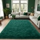 thumbnail image 1 of Alfombra Zentavio verde esmeralda de 183 x 274 cm, suave y lavable, 1 of 7
