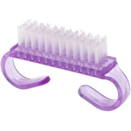 

Nail Art Plastic Cleaning Brush Finger Nail Care Dust Clean Handle Scrubbing Qty:100Pcs Purple