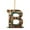 B, variant on KCEHTA Christmas Book Ornaments, Letter Shaped Bookshelf Pendant, Book Lover Christmas Ornaments, 26 Letters Christmas Tree Decoration, Personalized Christmas Gifts for Book Lovers, Librarian