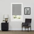 thumbnail image 2 of Achim Home Furnishing Window Blinds: GII Cordless Deluxe Sundown Room Darkening Mini Blinds (Gray, 33" x 64"), 2 of 2