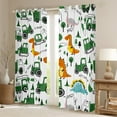 thumbnail image 2 of Castle Fairy Children Kawaii Tractor Curtains Pack of 2 (42x84 Each),Construction Vehicles Curtains Blackout,Cartoon Dinosaur Bedroom Curtains,Breathable Home Decor, 2 of 6