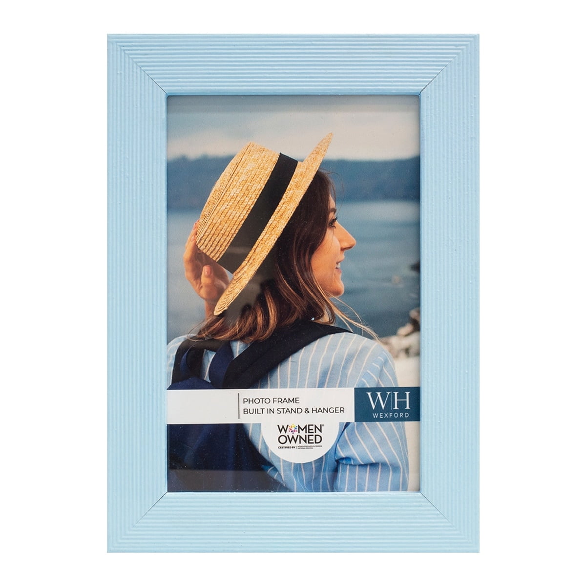 Baby Blue Barnwood Picture Frame, 3.5 x 5