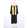 thumbnail image 3 of TiaoBug Robe de Choeur pour Femmes et Hommes, Unisexe, Manches Longues, Color Block, Halloween, Cosplay, Noir G, 3 of 7