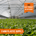 thumbnail image 2 of Farm Plastic Supply - Clear Greenhouse Plastic Sheeting - 6 mil - (32' x 75') - 4 Year UV Resistant Polyethylene Greenhouse Film, Hoop House Green House Cover for Gardening, Farming, Agriculture, 2 of 3