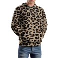 thumbnail image 5 of Leopard Print 3D Print Hoodie Men Women Autumn Thin Pullover Sweatshirt Vintage Streetwear Tops, 5 of 6