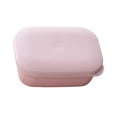 thumbnail image 3 of Plastic Soap Tray, VGFVFSKGA Leakproof Soap Holder, Double-Layer Drainage Soap Box, Portable Soap Dish, Self Draining Bar Soap Sponge Holder for Shower Bathroom Washroom Bathtub,4.6×3.4 in,Z1#Pink, 3 of 6