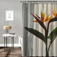 thumbnail image 2 of Orinice Bathroom Shower Curtain Spring Bird Paradise Flowers Bouquet Close Hawaiian Isolated On Flora White Foliage Nature Objects Decorative Bath Curtain Water Proof with Hooks  36x72, 2 of 7