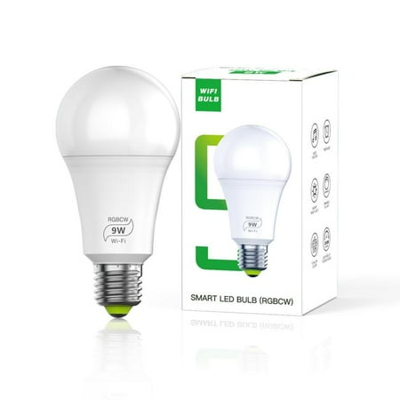 

Feiona-Wifi Bulb Supports Alexagoogle Rgbww Smart Voice Control Color Changing Vibrato Led Bulb Light (9W) Multi Color Bulb Compatible With Alexa And Google