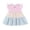 Pink, variant on Toddler Girl Dresses Floral Flying Sleeves 1 4 Years Old Dress