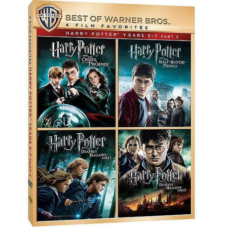 Pre-Owned 4 Film Favorites: Harry Potter - Years 5-7 Part 2: Harry Potter And The Order Of The Phoenix / Harry Potter And The Half-Blood Prince / Harry Potter And The Deathly Hallows Part 1 / H