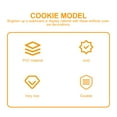 thumbnail image 3 of 3pcs Simulated Cookie Adornment Unique Fake Cookies Ornaments Chic Photo Props, 3 of 6
