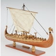 thumbnail image 3 of Viking Small Boat Wooden Old Model Display Handicraft by Xoticbrands - Veronese Size (Small), 3 of 5