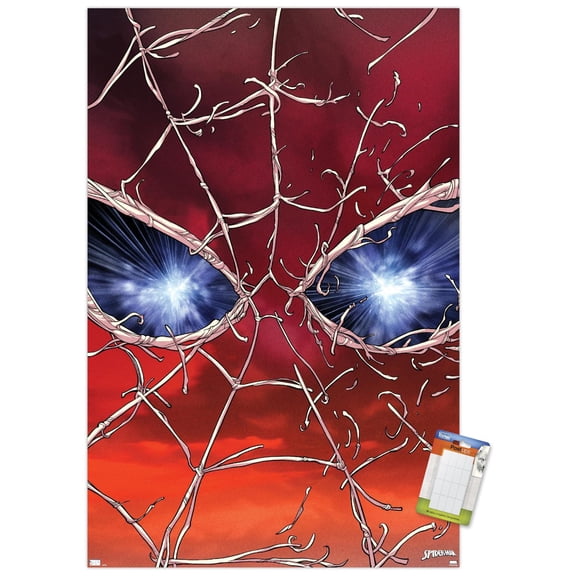 Marvel Spider-Man: World Of Webs - Mask Wall Poster, 14.725" x 22.375"