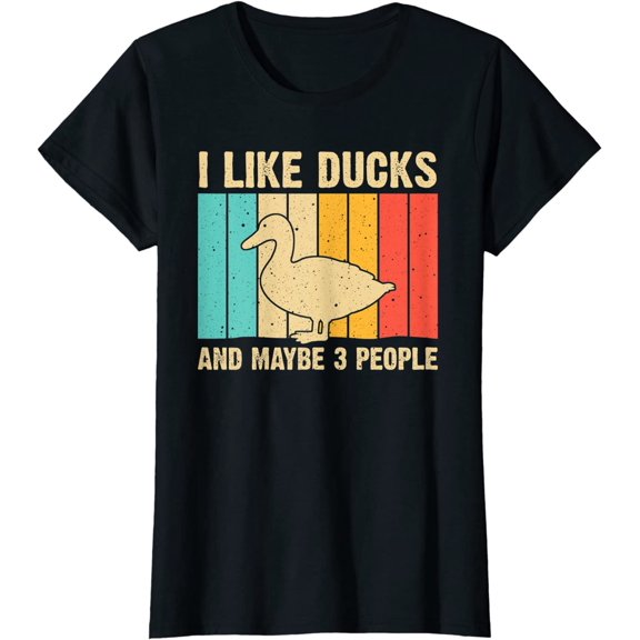 Vintage Duck Design For Duck Lovers T-Shirt