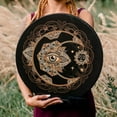 thumbnail image 1 of Chamán Alquimia Luna Tambor Música Espiritual Sonido Curación Herramienta Instrumental Para Regalo de Equilibrio de Chakra, 1 of 5