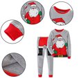 thumbnail image 3 of QUDDERR Ensemble de Pyjamas de Noël pour Enfants 3-7T Filles Garçons Imprimé Manches Longues 2 Pcs T-Shirt Col Rond Pantalon Vêtements de Nuit Printemps Automne, 3 of 9