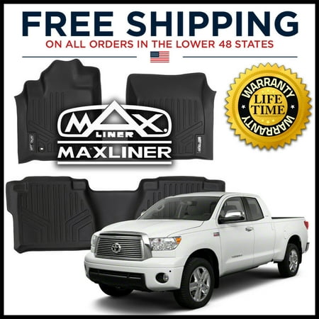 Maxfloormat 2012 2013 Toyota Tundra Double Cab Front Rear Floor