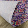 thumbnail image 5 of Ambesonne Paisley Place Mats Set of 4, Retro Hippie Motives, Standard Size, Purple, 5 of 6