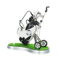 thumbnail image 1 of Mini golf soporte para bolígrafos escritorio de golf juguete estantería contenedor de exhibición reloj diseño decoración de escritorio compañero de negro, 1 of 8