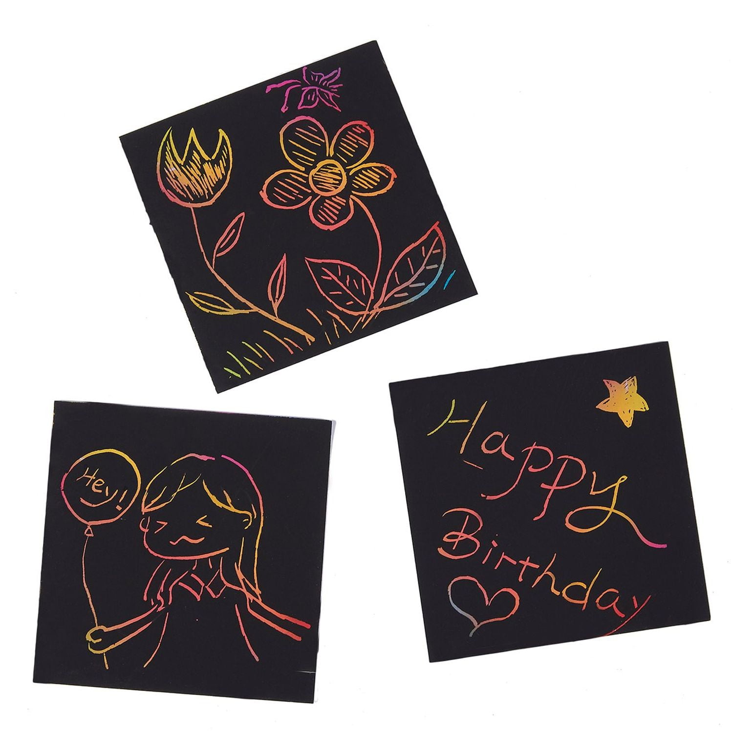 scratch art mini notes