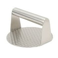thumbnail image 3 of Smashed Burger Press Stainless Steel Burger Press Round Burger Smasher Concave Convex Surface Dishwasher Safe Reduce Cooking Time, 3 of 5