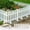 White Size B N3, variant on 6.6x7.8in White Plastic Garden Fence, Wenini Decorative Border Fencing with Stakes for Lawns Flower Beds, Outdoor Landscapes Edging for Vegetable Garden Christmas Tree, White