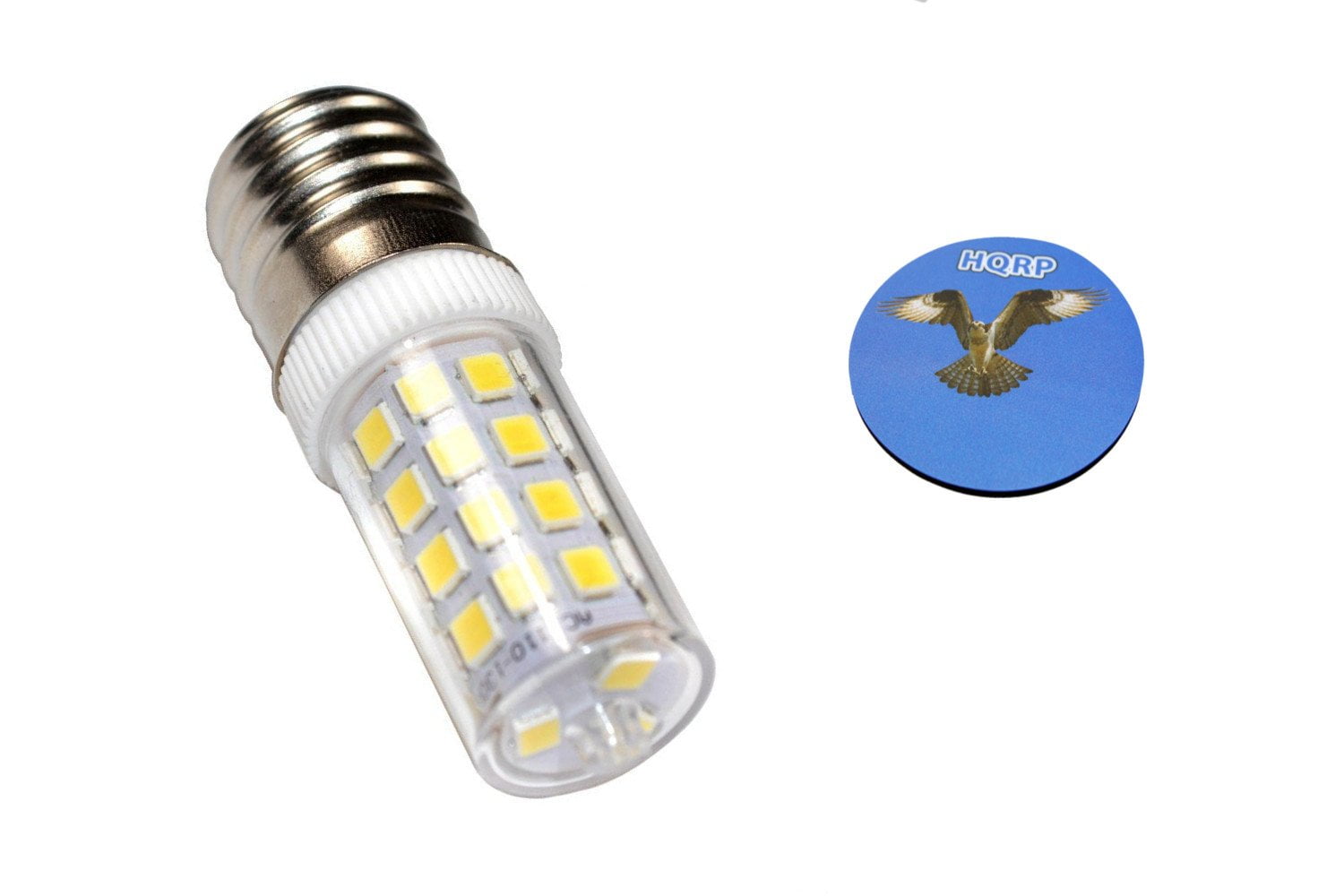 HQRP E17 Base 43 SMD 2835 LED Light Bulb Dimmable 110V Cool White for