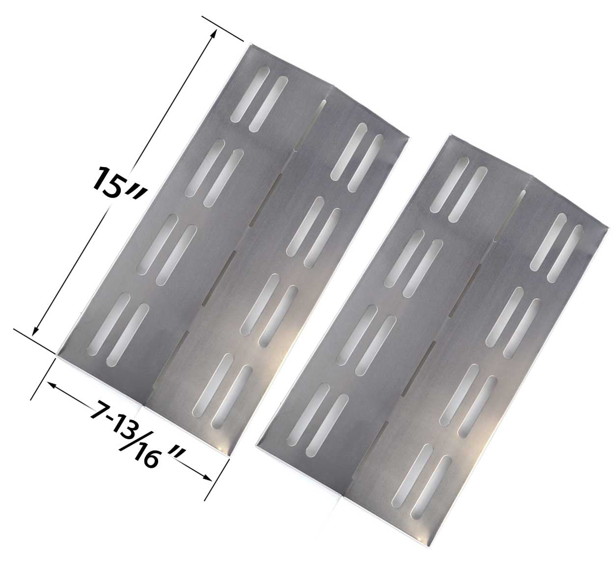 Stainless Heat Shield for Charbroil 463742111, Barbeques Galore 3BENDLP